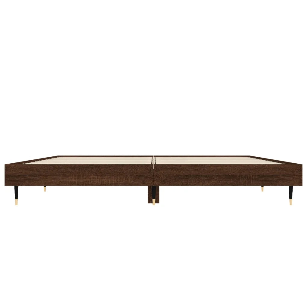 Giroletto senza Materasso Rovere Marrone 120x190 cm Truciolato
