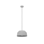 Lampadario Contemporaneo Contrisa 1 Luce Metallo Grigio