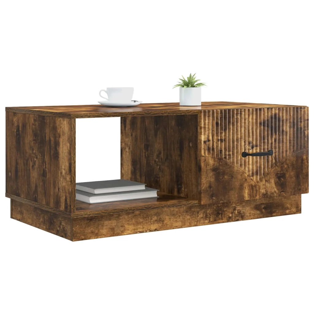 Tavolino da salotto Rovere Fumo 90 x 50 x 37 cm 895420