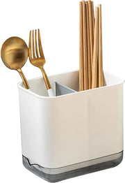Set di accessori per coltelli, forchette, cucchiai, contenitore per scarico, supporto per posate per cucina e bagno, conservazione, plastica, servizio PP, conservazione, contenitore per scarico, lavabo, pulizia