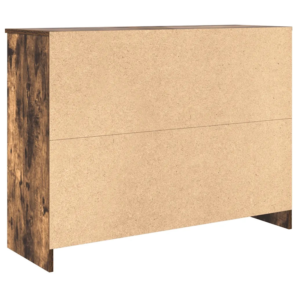 Credenza con Cassetto Rovere Fumo 101x35x76 cm in Truciolato 861566