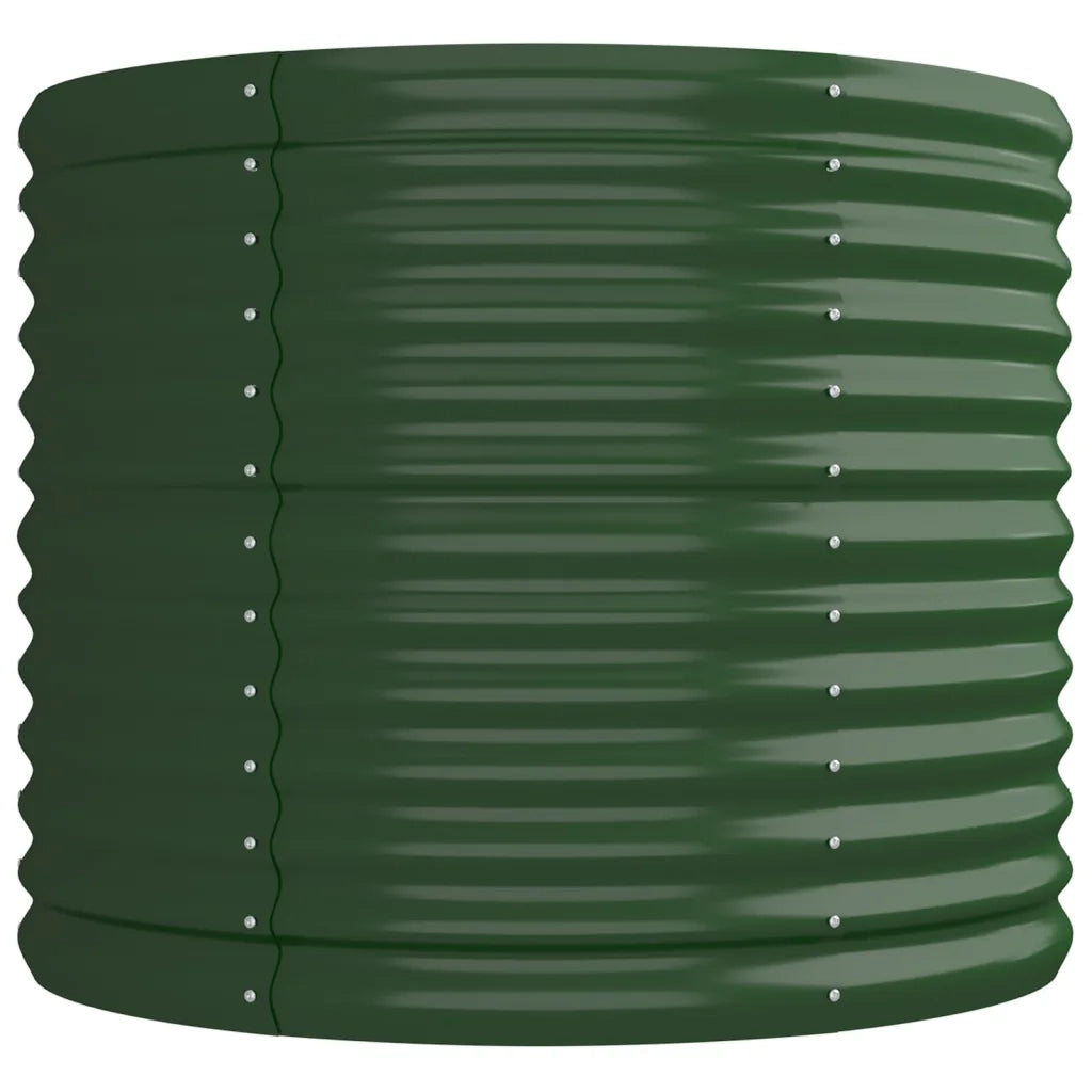 Vaso da Giardino Acciaio Verniciato a Polvere 224x80x68cm Verde cod mxl 48258