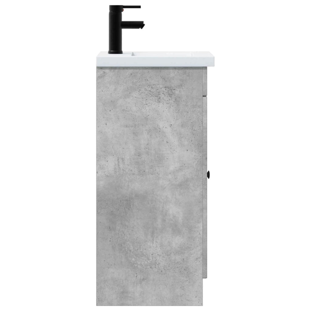 Mobile da bagno con lavabo Grigio Cemento 42 x 40 x 84,5 cm