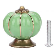 Maniglie a tappi in ceramica a mano - Diametro 40 mm - Tappi per mobili - Tappi per porte - Tappi in acciaio inox - Peso 65 g - Maniglia per porte