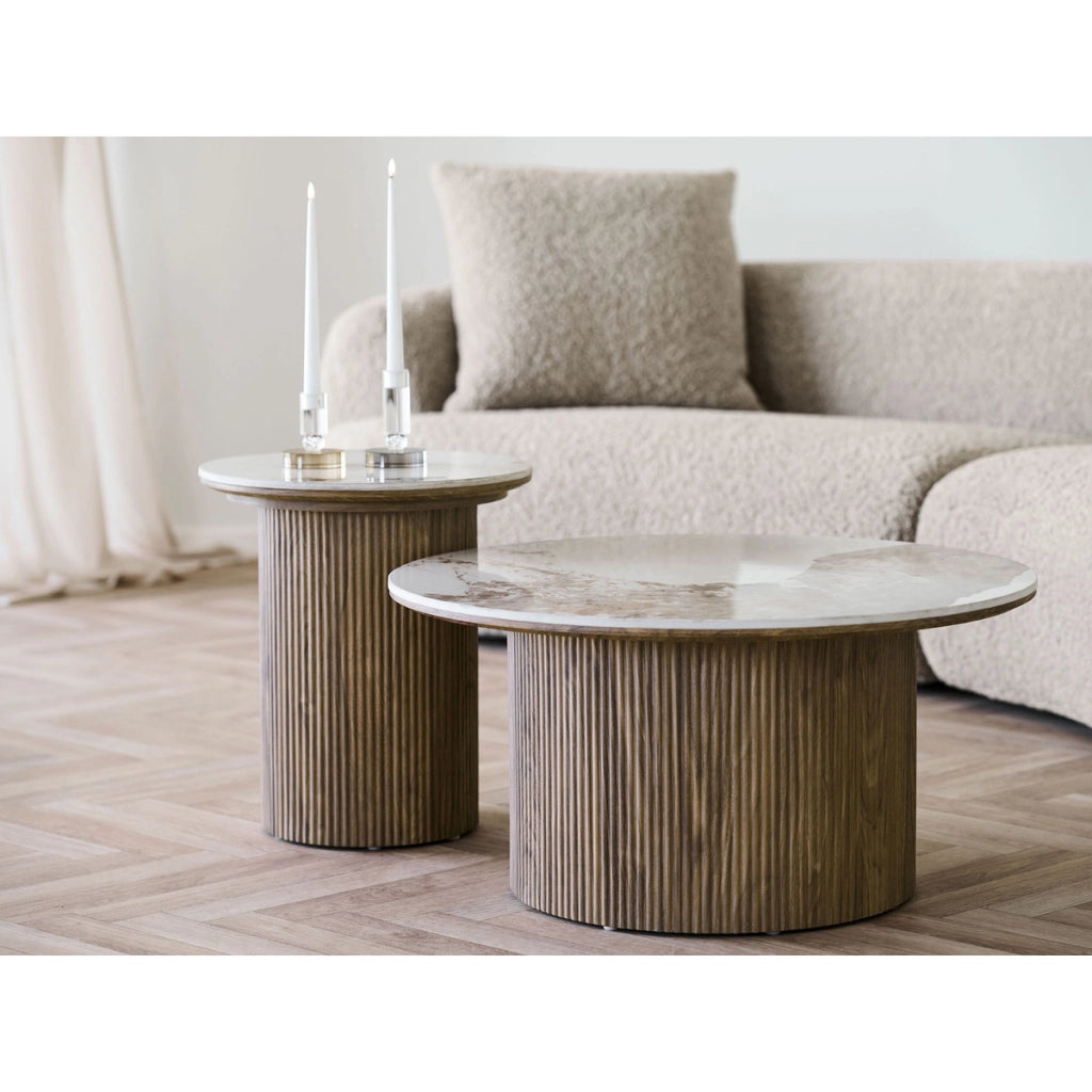 Tavolino Athens, Marrone, MDF, 45x45x50 cm