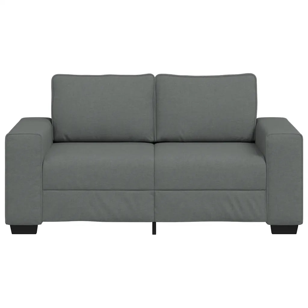 Divano a 2 Posti Grigio Scuro 160x77x82 cm in Tessuto 4105157