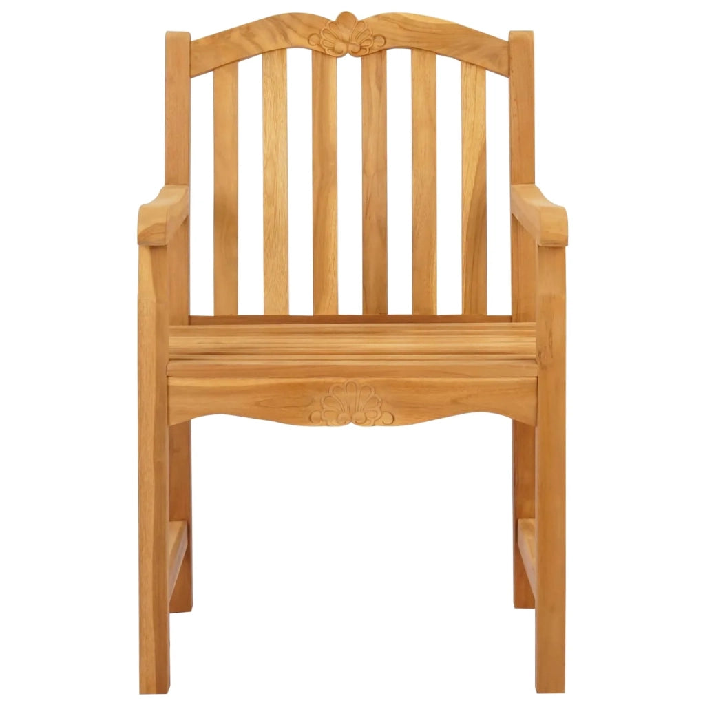 Sedia da Giardino 2 pcs Naturale 58 x 60 x 93 cm 42030019