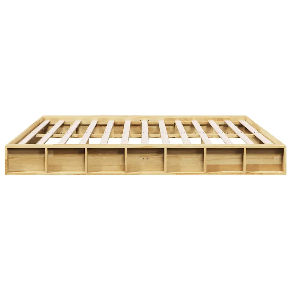 Struttura Letto Senza Materasso 180x200 cm in Legno di Rovere 3324126