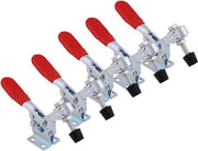 5 pezzi 227KG 500lbs Capacità di sollevamento rapida rilascio Toggle Klem Handgrip tipo verticale Toggle Klem Rood - Alta forza di chiusura.