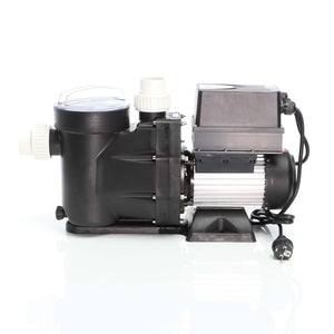 Pompa piscina per ricircolo con velocità regolabile 1100W 27000l/h 18m Pompa di circolazione