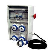 FME 74.324 QUADRO 4P CE 220V IP65 C/PULS EMER IP65