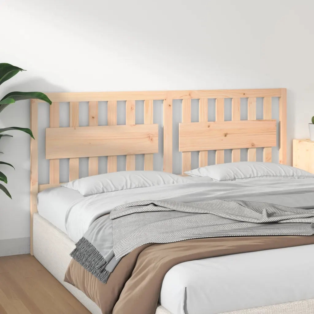 Testiera per Letto 185,5x4x100 cm in Legno Massello di Pino 818585