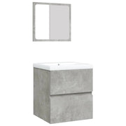 Mobile lavabo con lavabo e specchio grigio cemento 02_0006644