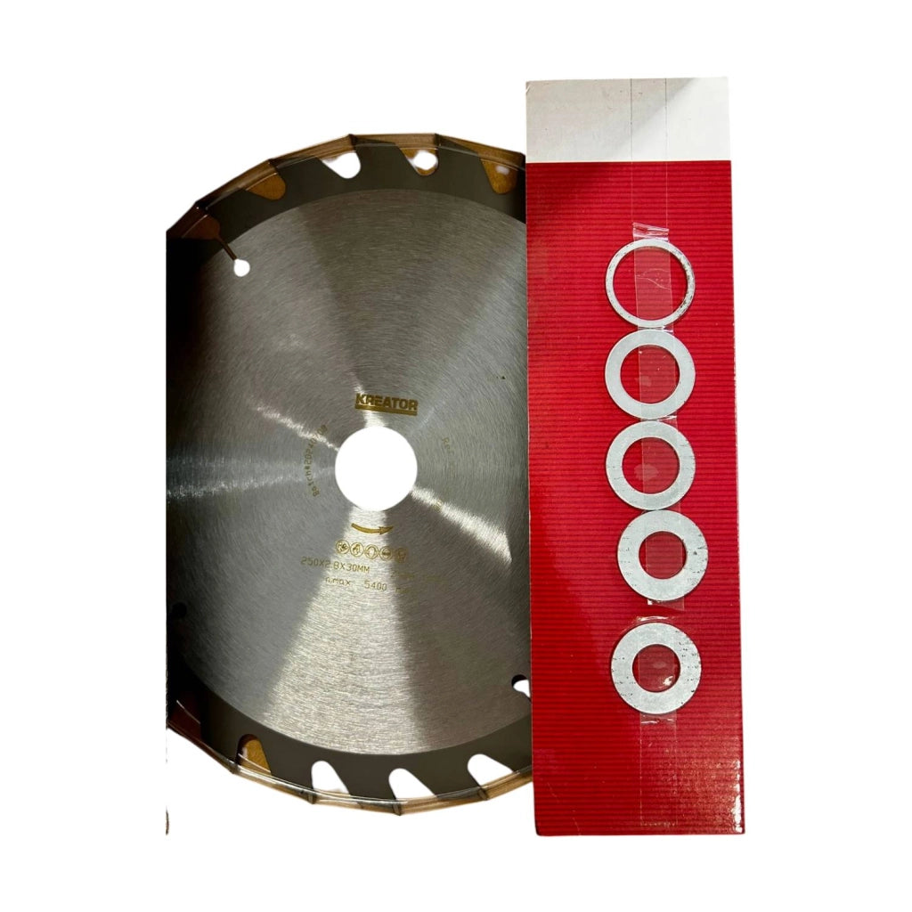 Kreator - Lama per seghe per legno, Ø 250 x 30 mm, 24 denti