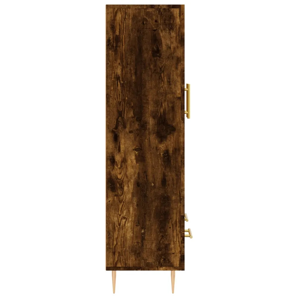Credenza Rovere Fumo 69,5x31x115 cm in Legno Multistrato 828225