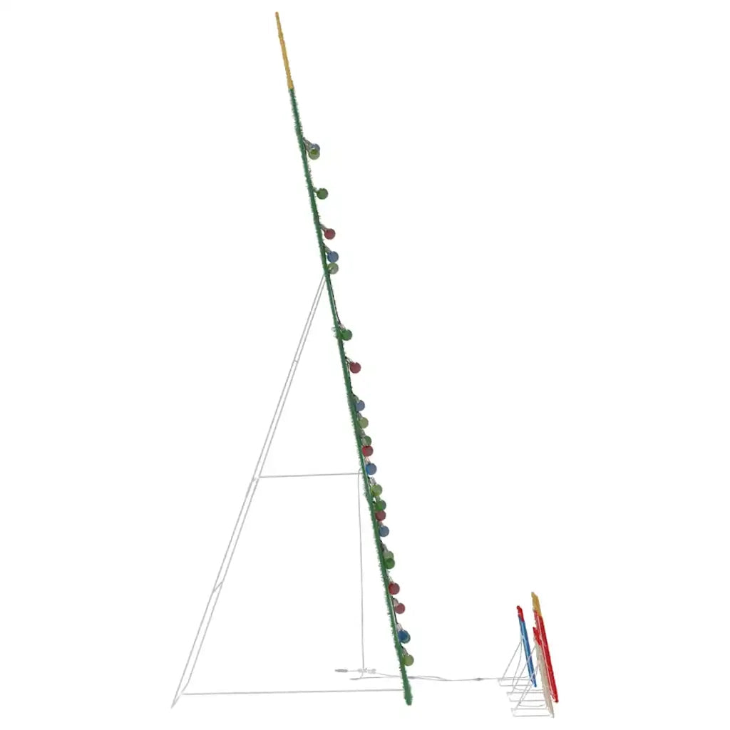 Albero di Natale Illuminato con 3 Scatole Regalo 2D Bianco Caldo