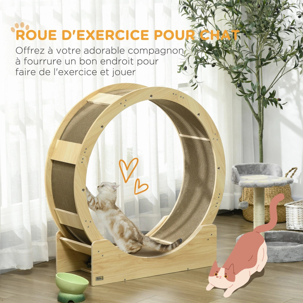 Ruota per gatti ¨C zephmum ¨C diametro 91 cm naturale