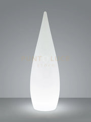 PALMAS LAMPADA DA APPOGGIO DA ESTERNO GOCCIA RGB E BIANCO RICARICABILE CON TELECOMANDO MULTIFUNZIONE D. 37CM X H. 120CM IP54 LED 4,5W 120lm, 3000