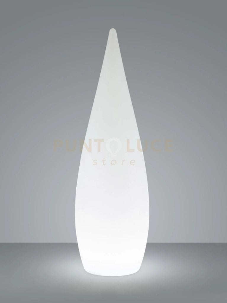 PALMAS LAMPADA DA APPOGGIO DA ESTERNO GOCCIA RGB E BIANCO RICARICABILE CON TELECOMANDO MULTIFUNZIONE D. 37CM X H. 120CM IP54 LED 4,5W 120lm, 3000