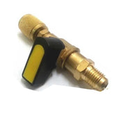 RUBINETTO RIDOTTO VALVOLA SFERA TUBO CARICA FREON DA 5/16F e 1/4M - UNIVERSALE