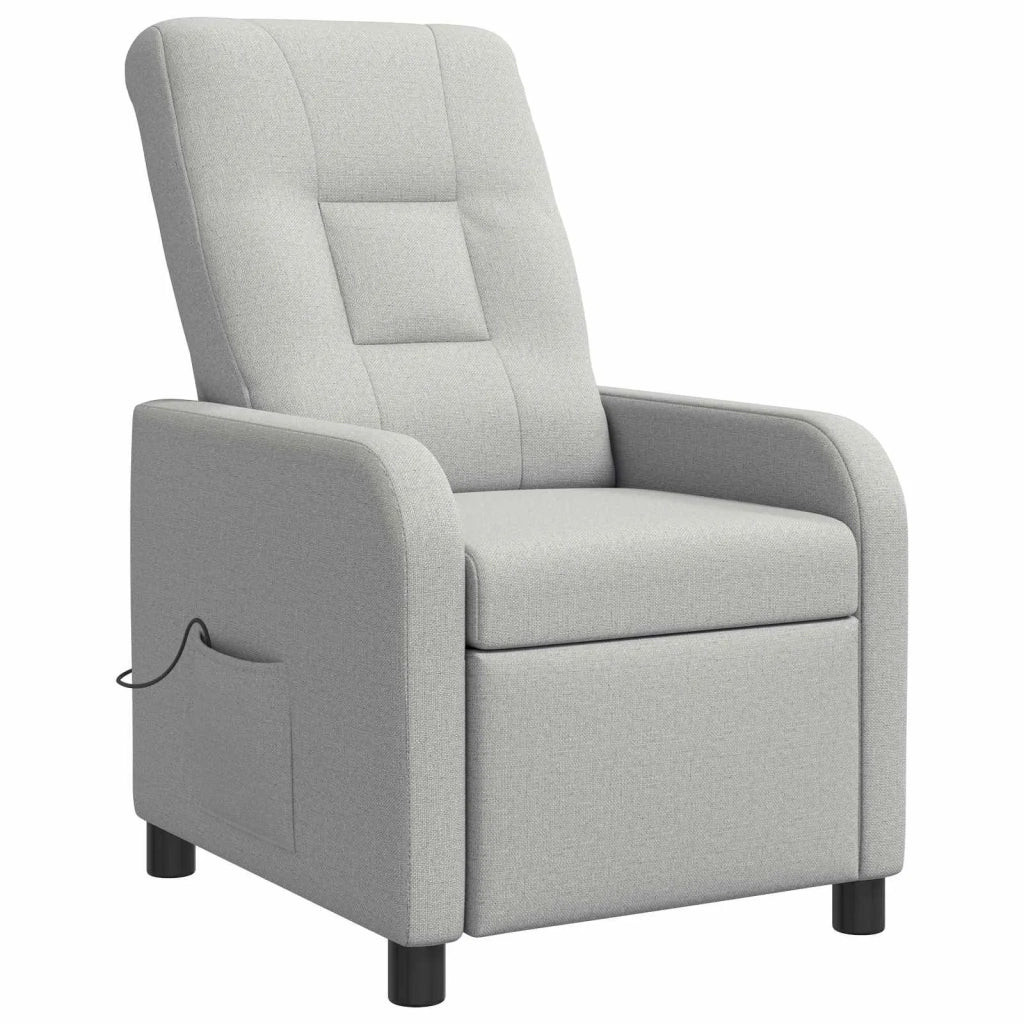 Divano Sedia-Poltrona Massaggiante Grigio Nuvola Tessuto 269612