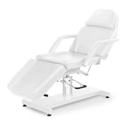 Poltrona estetica professionale in PVC sintetico ferro e acciaio inox bianca 14_0001661