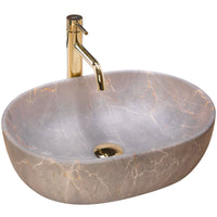 Lavabo Da Appoggio Rea Lara Beige