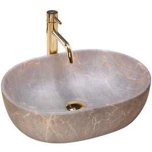 Lavabo Da Appoggio Rea Lara Beige