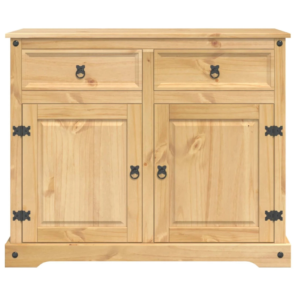 Carrello da Cucina 2 pcs Cera di Miele 112 x 70 x 91,5 cm