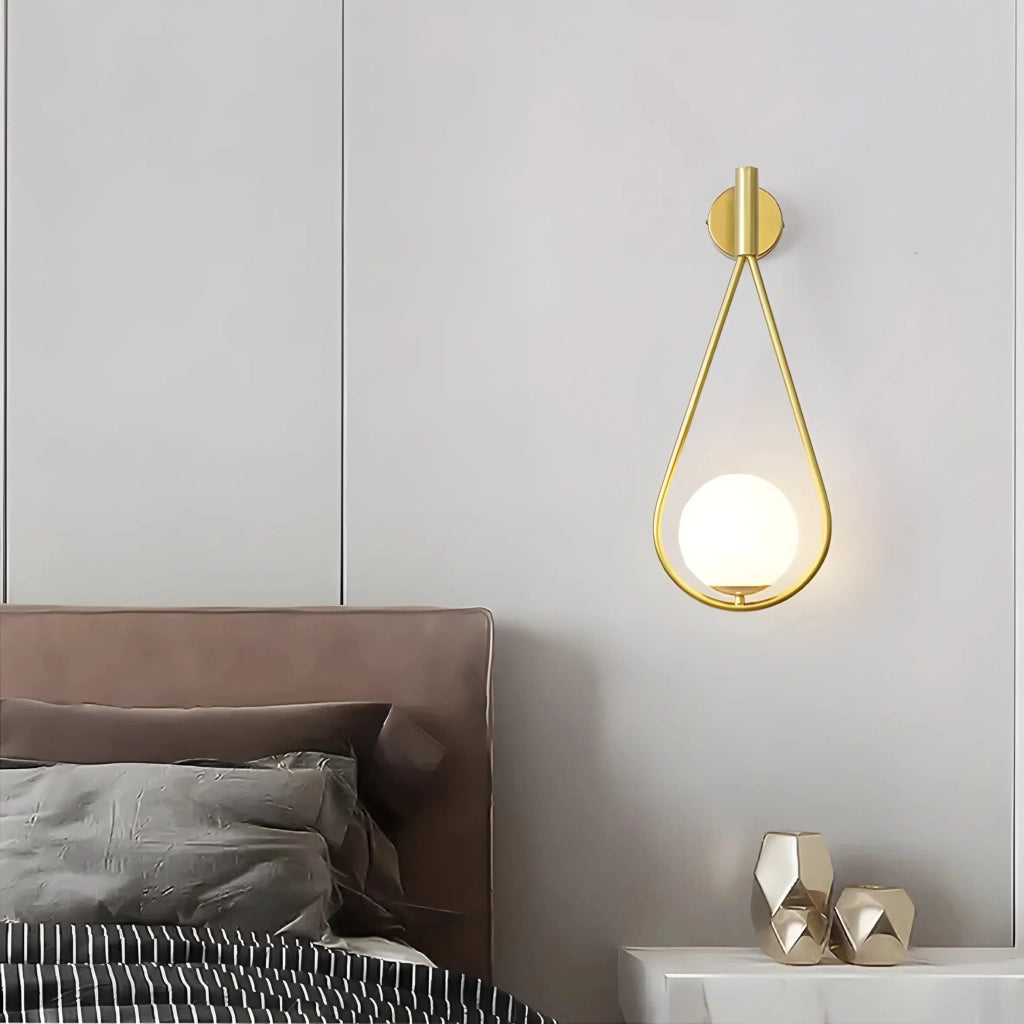 Lampada Da Parete G094-1w Gold White