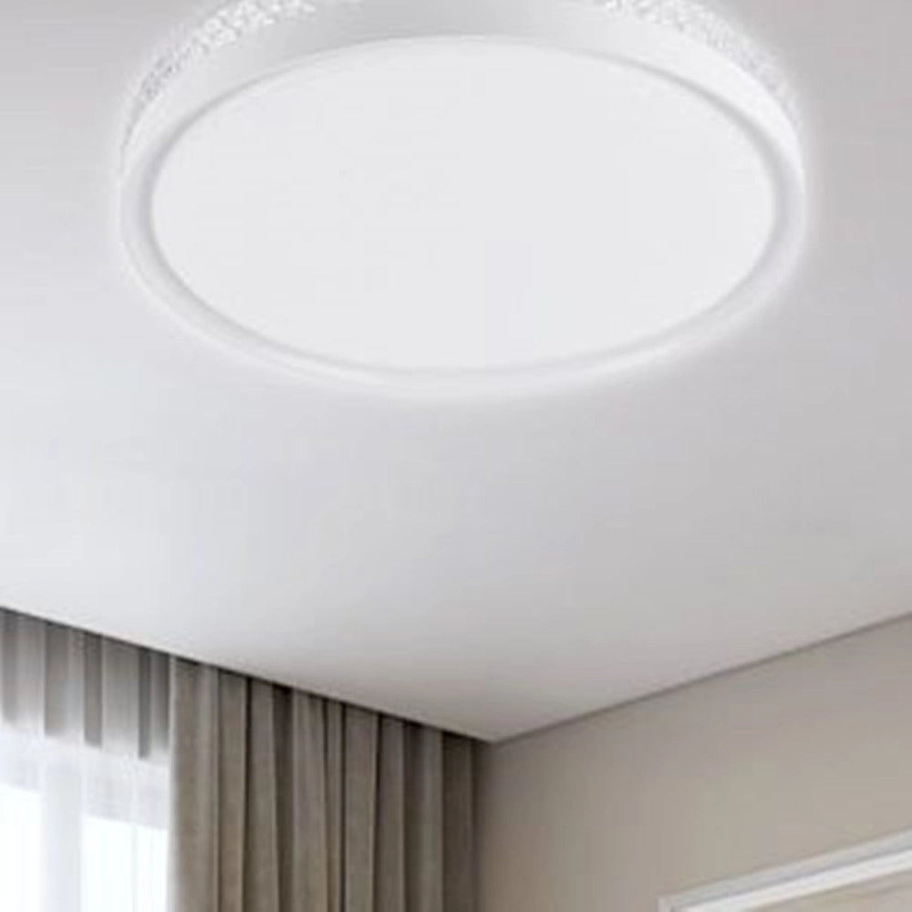 Trade Shop - Plafoniera Da Soffitto 45w Tondo Con Striscia Luce Fredda Fst-40a84257 Interno 40cm -