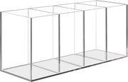 Pennebakje in acrilico con 4 compartimenti 
Penneorganizzatore in acrilico con 4 contenitori 
Spazio di stoccaggio per pennelli per trucco 
Organizzatore da ufficio