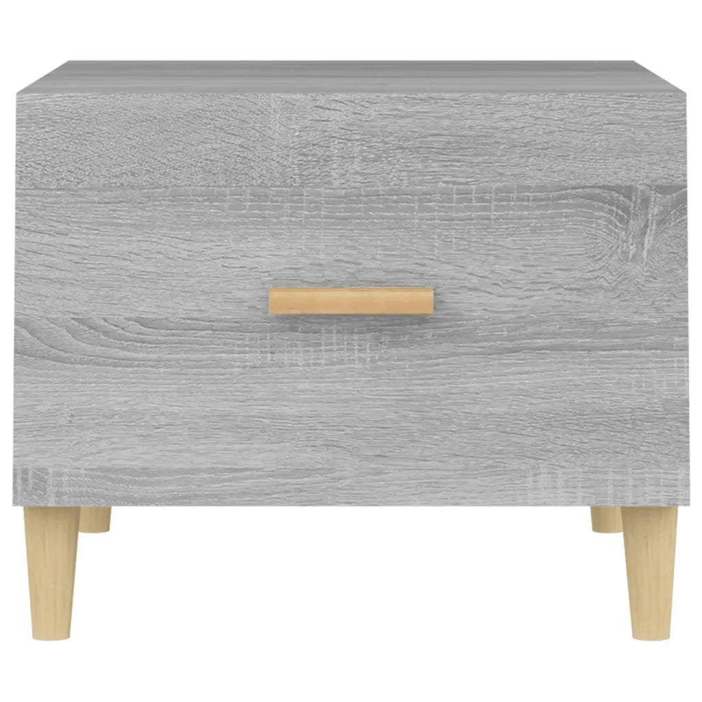 Tavolini Salotto 2pz Grigio Sonoma 50x50x40cm Legno Multistrato 817534
