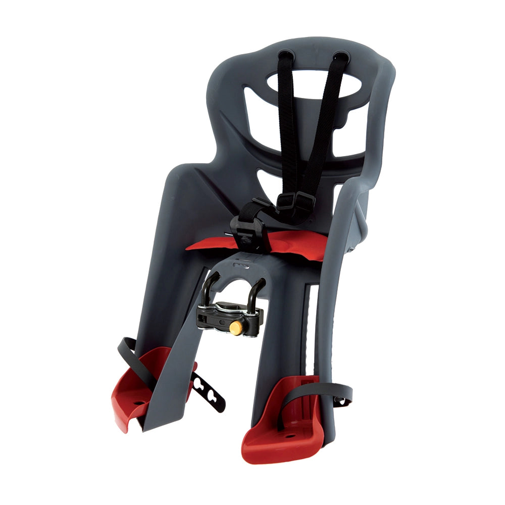 Seggiolino Anteriore Bicicletta per Bambini 15 kg Nero