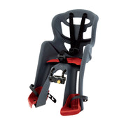 Seggiolino Anteriore Bicicletta per Bambini 15 kg Nero