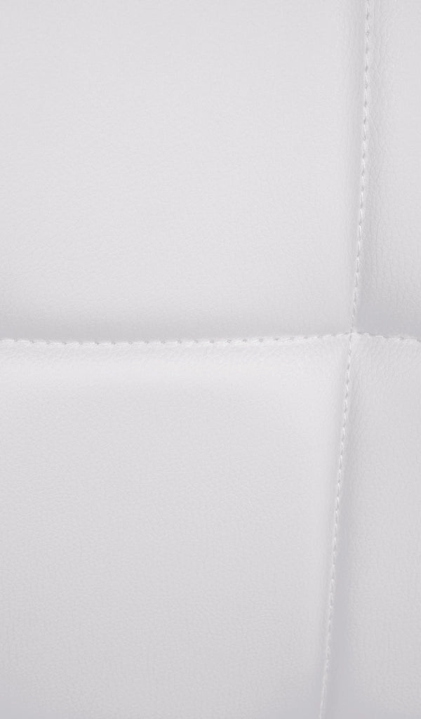 Sedia lounge Palma V2 in similpelle bianco
