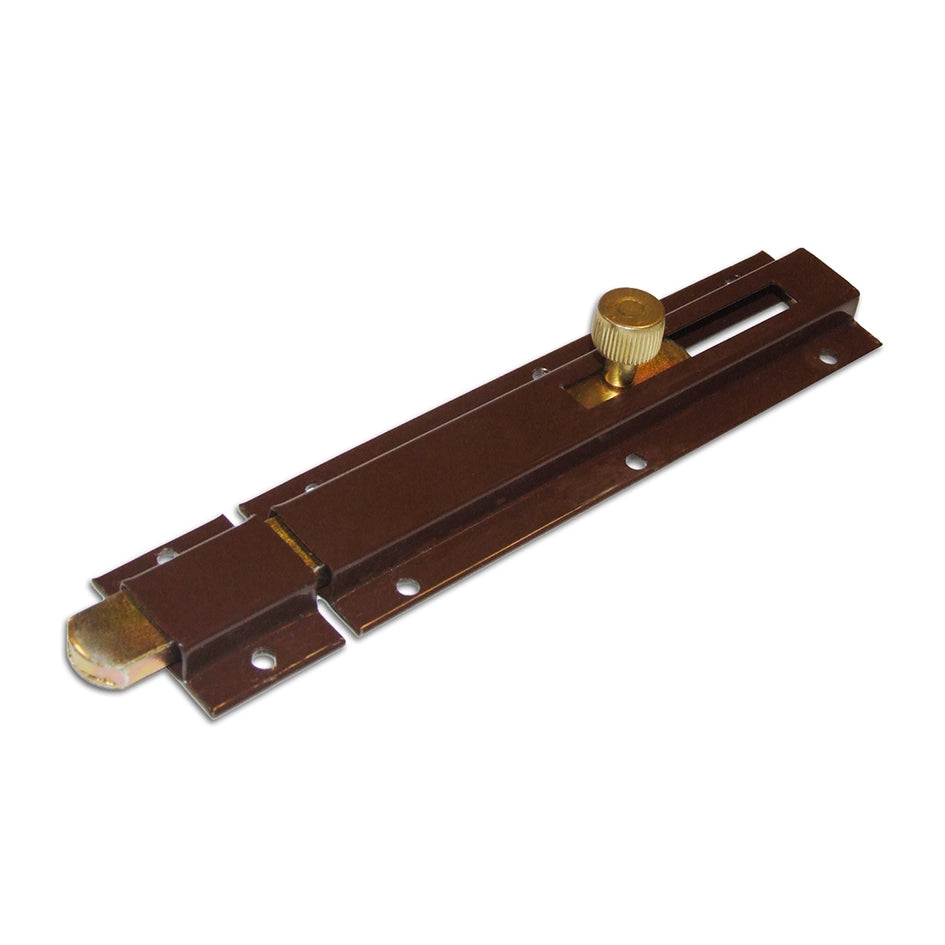 Catenaccio verticale profilato 300 x 40 mm. - verniciato bronzo