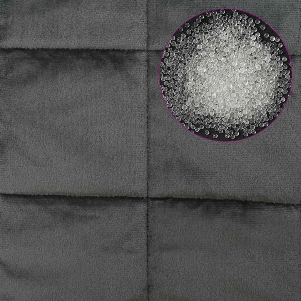 Coperta Ponderata Antracite 122 x 183 cm 9 kg 100% Cotone 205T 3442974