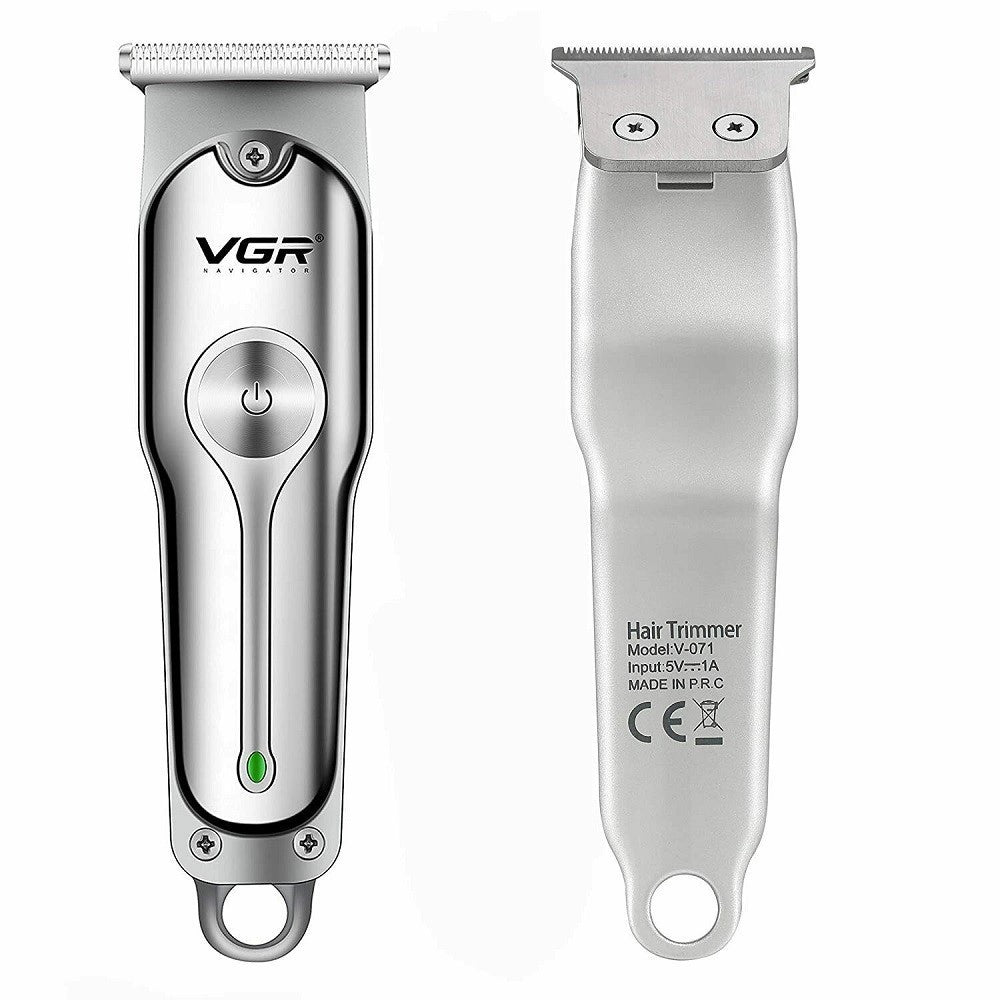 Trade Shop - Trimmer Vgr V-071 Capelli Barba Corpo Ricaricabile Barbiere Elettrico Senza Fili -