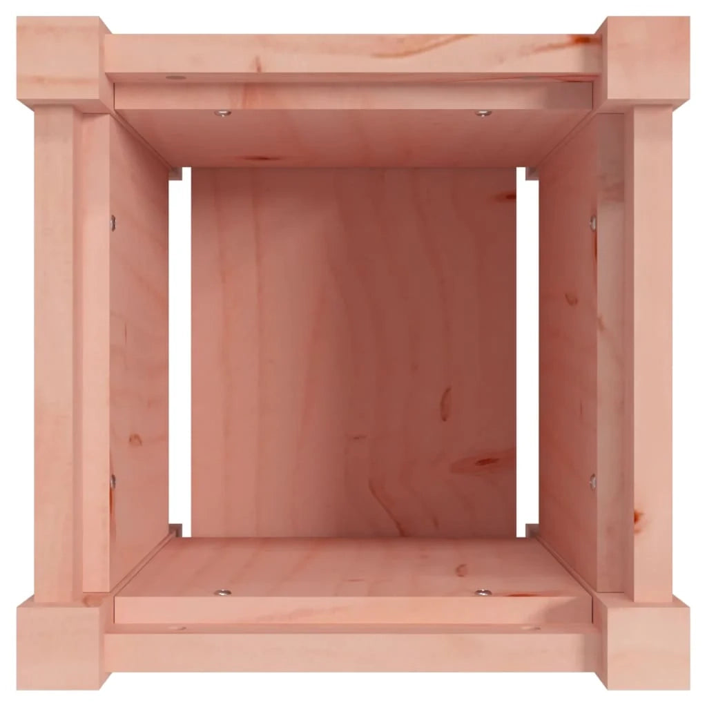 Fioriera rialzata per piante fiori terrazza giardino 31 x 31 x 31 cm legno massello di abete Douglas marrone 02_0037500