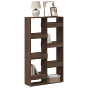 Libreria-Scaffale per Libri-Mobile di Stoccaggio Rovere Marrone 100x33x175 cm in Legno Multistrato