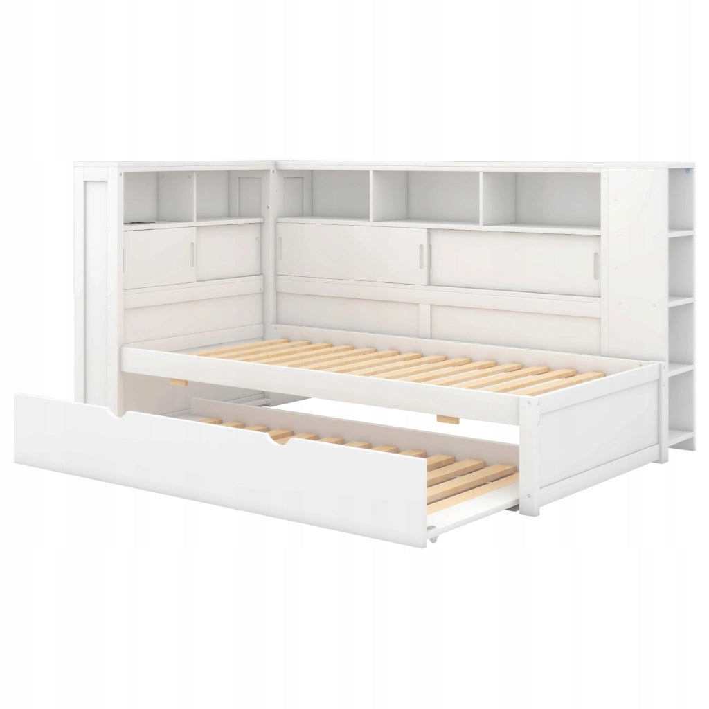 Letto singolo - Xylo - 90x200 cm - Bianco