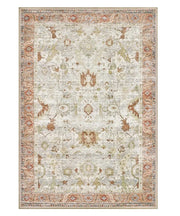 Tappeto arredo casa ZIEGLER 06 beige avorio cm.200x280 riproduzione disegno persiano classico in stile vintage. Tappeto lavabile e antiscivolo per salotto, soggiorno, camera da letto.