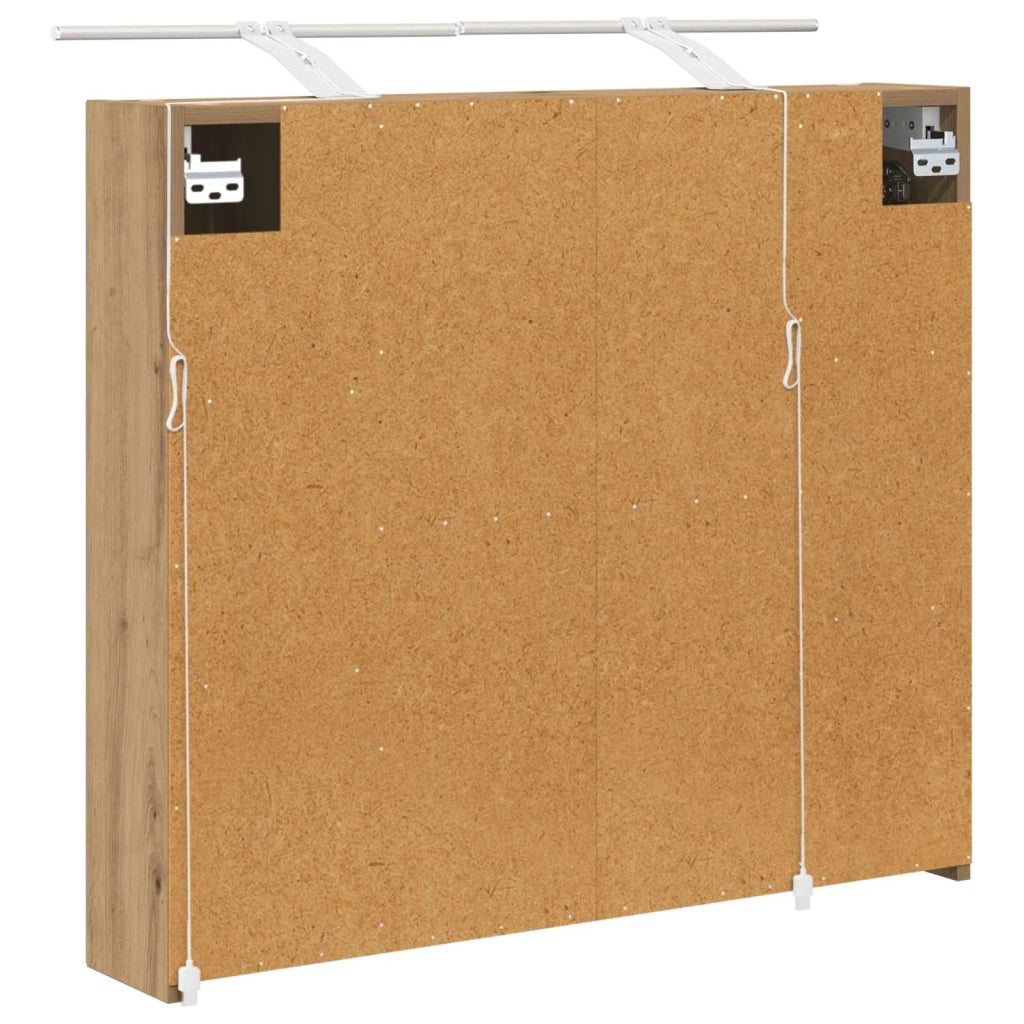 Mobiletto per specchio da bagno con porta Rovere Artigianale 889118
