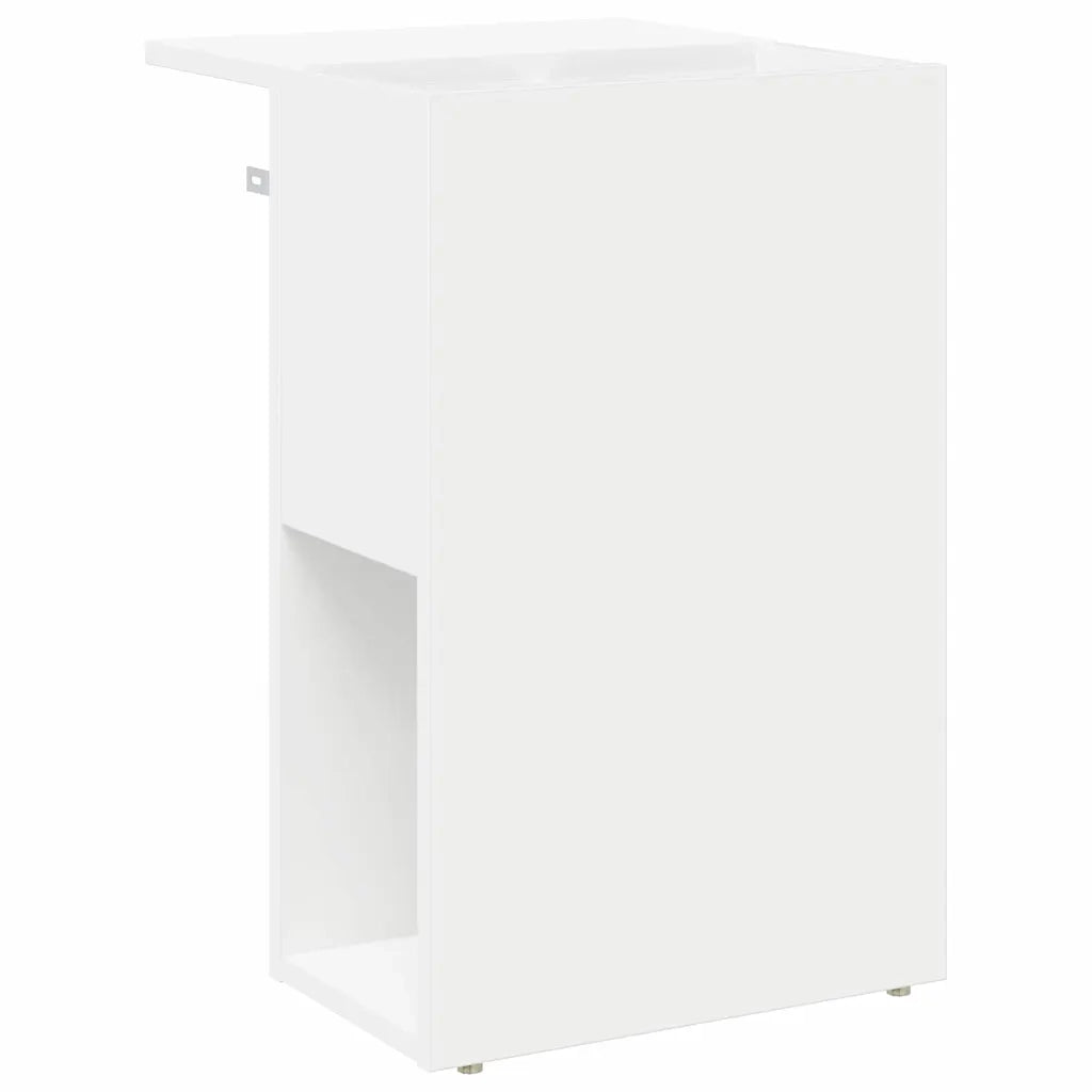 Tavolino Bianco 35 x 40 x 55 cm Legno multistrato