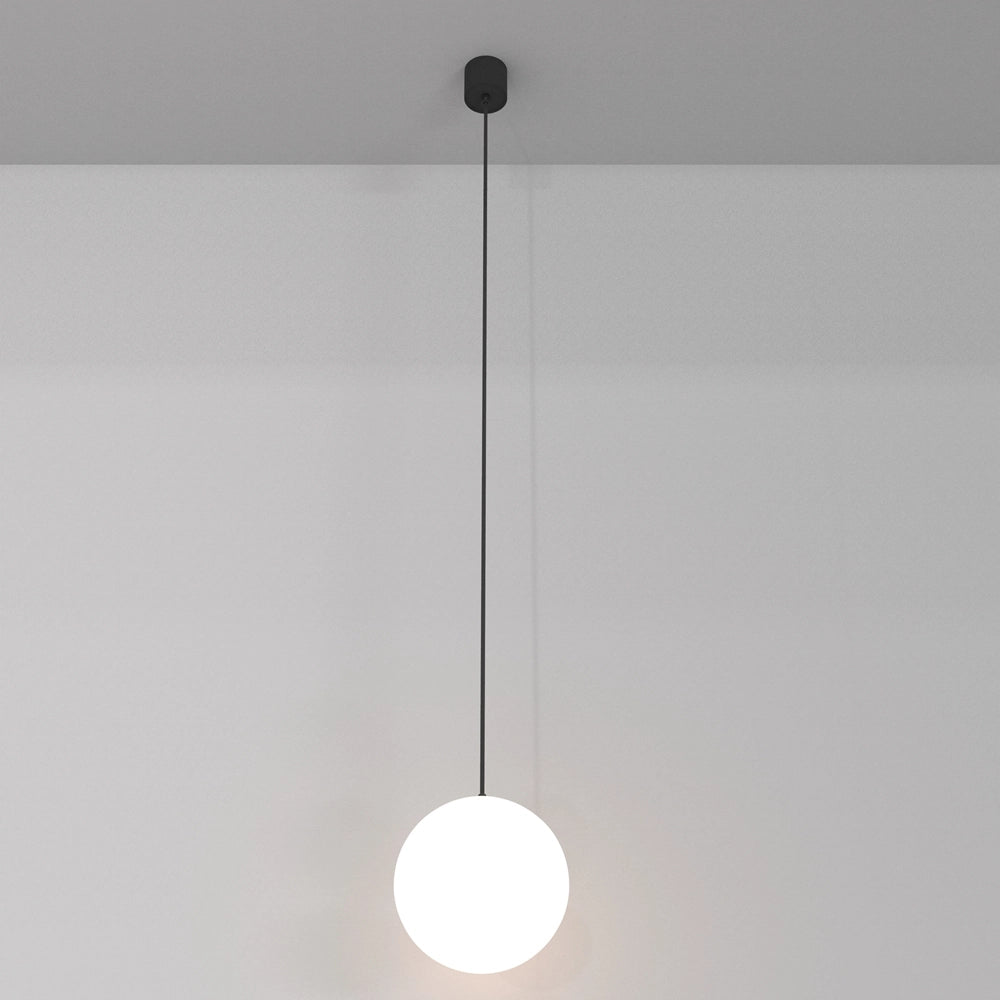 Lampada a sospensione Maytoni Luna LED 5W 4000K nera Ø20