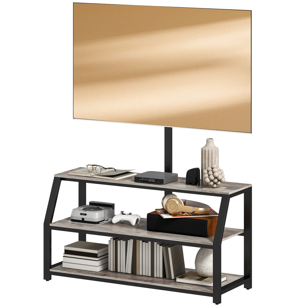 Mobile TV con supporto per televisori fino a 72 pollici ¨C Minimal ¨C 110x43x150 cm grigio