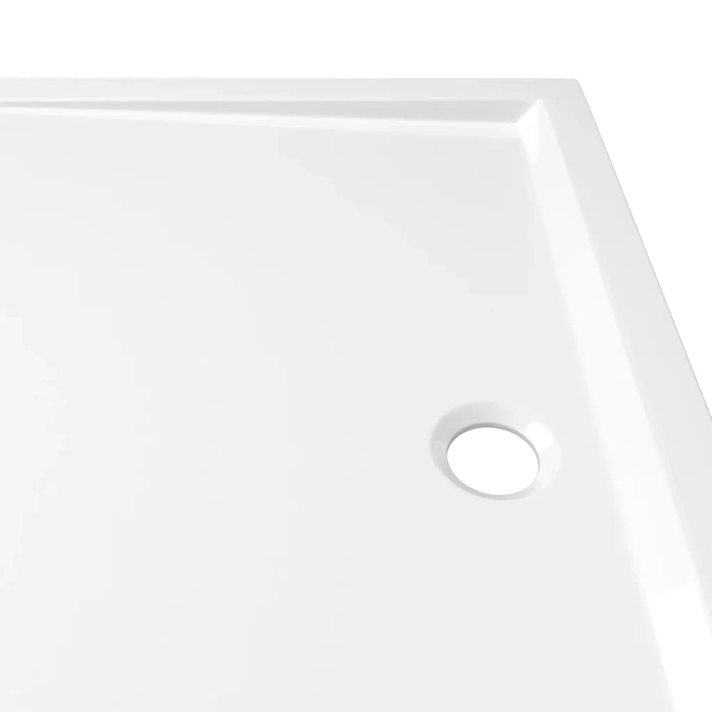 Piatto Doccia in ABS Rettangolare Bianco 80x110 cm CFW5305966