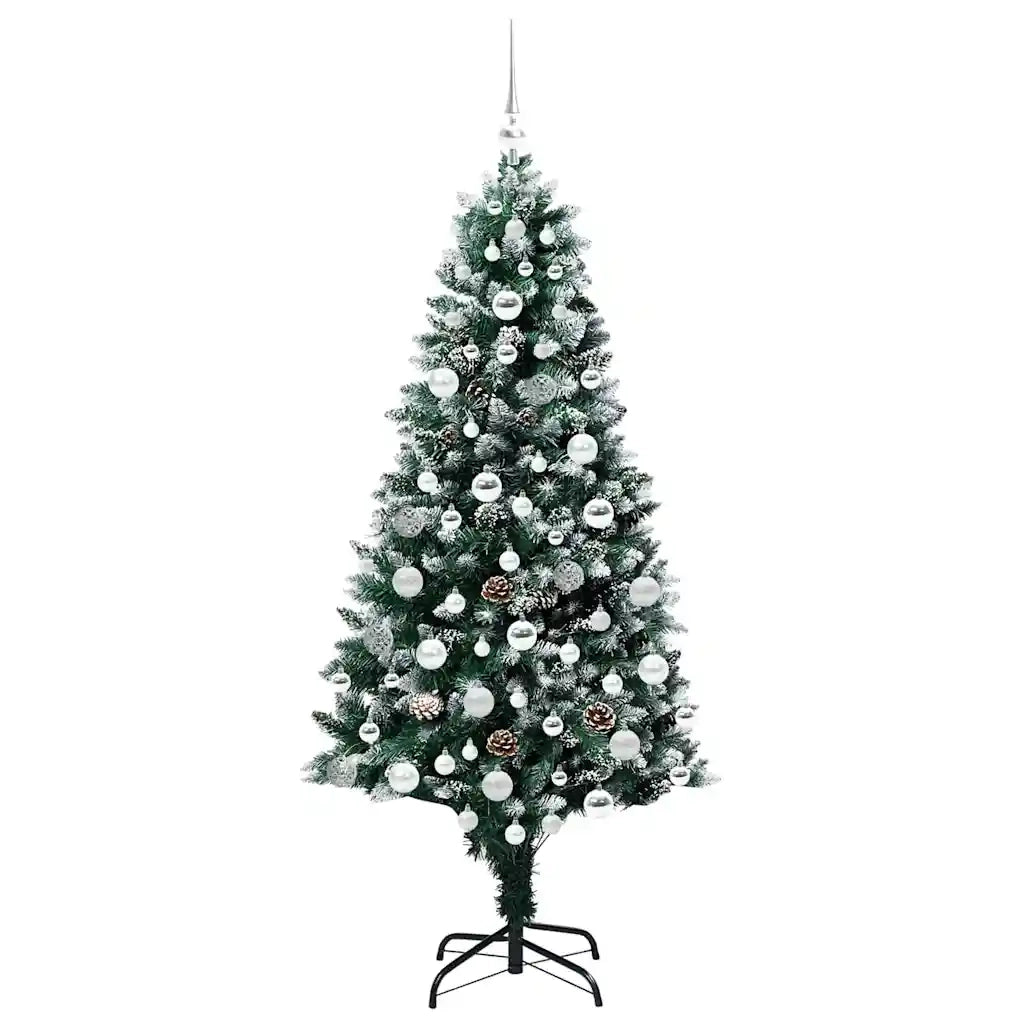 Albero di Natale artificiale con 300 LED Verde 180 cm
