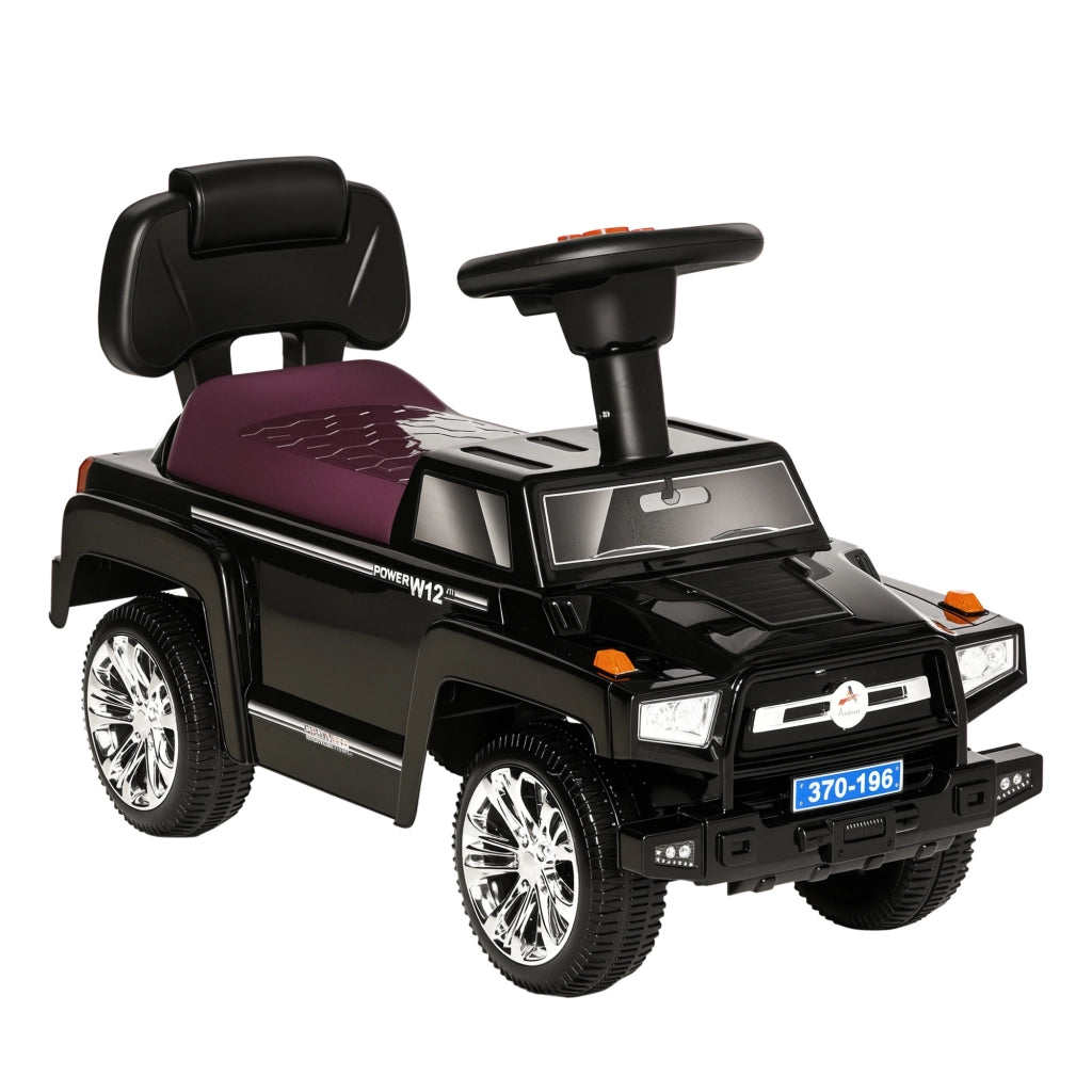 Macchina Giocattolo Cavalcabile Fuoristrada per Bambini ¨C zephmum ¨C Nero 68x30.5x41.5cm